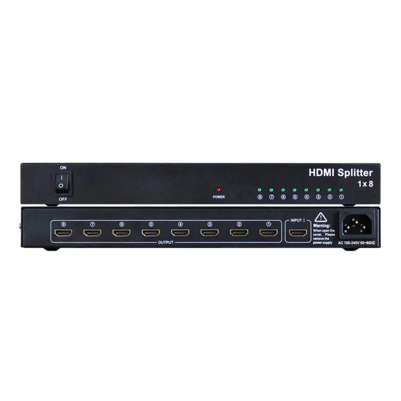 HDMI-совместимый переходник 1 вход на 8 выход 1x8 Разделенный экран для DVD PS3 Xbox HDTV 4K с адаптером питания
HDMI-совместимый переходник 1 вход на 8 выход 1x8 Разделенный экран для DVD PS3 Xbox HDTV 4K с адаптером питания