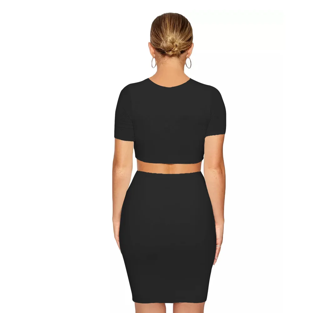 Mandylandy Summer Sexy Short Sleeve O-Neck T-shirt + High Waist Mini Skirt Suit Women's Casual Solid Color Slim Suit
Mandylandy Summer Sexy Short Sleeve O-Neck T-shirt + High Waist Mini Skirt Suit Women's Casual Solid Color Slim Suit