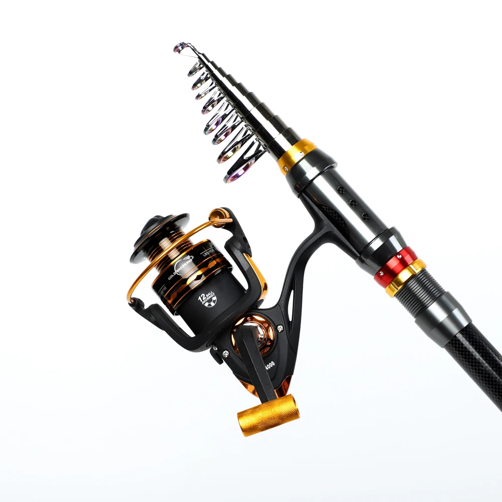2021 Spinning Fishing Rod Travel Sea Pole 1.8m 2.1m 2.4m 2.7m 3.0m 3.3m 3.6m Carbon Telescopic Fishing Rod and reel combo set
2021 Spinning Fishing Rod Travel Sea Pole 1.8m 2.1m 2.4m 2.7m 3.0m 3.3m 3.6m Carbon Telescopic Fishing Rod and reel combo set