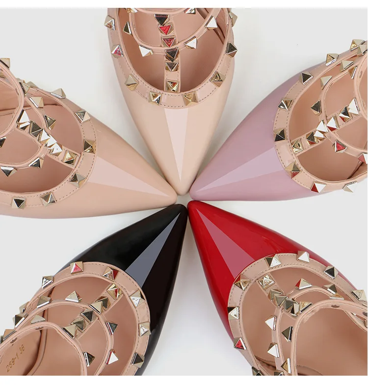 Women's shoes Europe and the United States new pointed pointedstiletto rivetsshallowmouthsingleshoes ladieshighheelsRomansandals
Women's shoes Europe and the United States new pointed pointedstiletto rivetsshallowmouthsingleshoes ladieshighheelsRomansandals