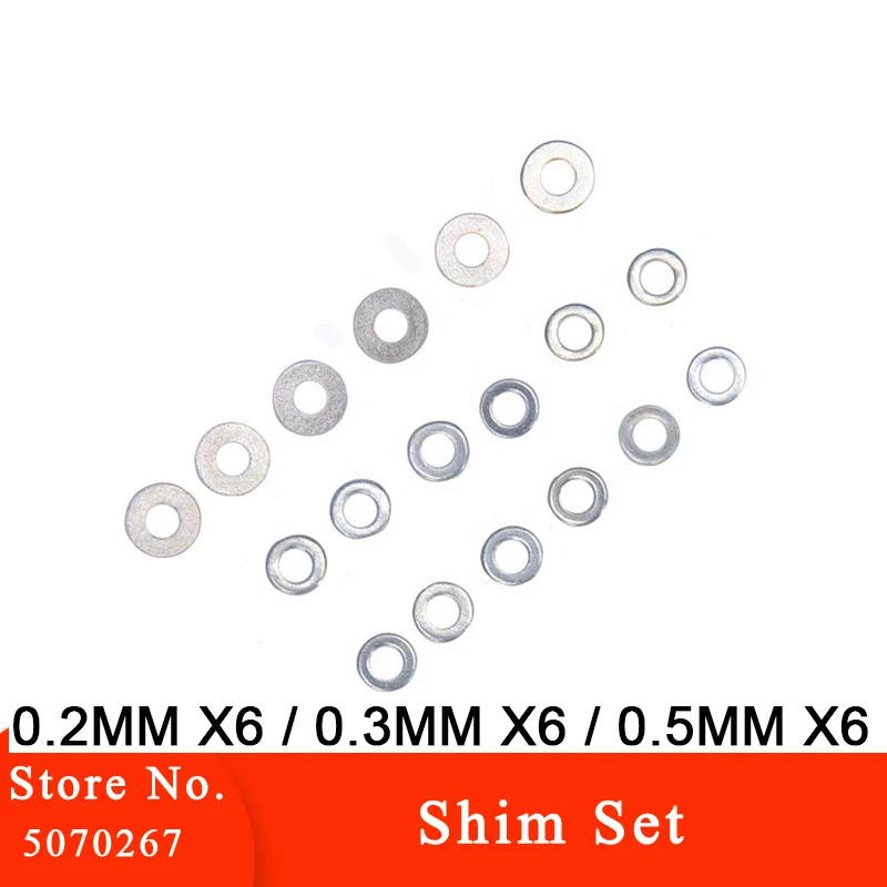 Element choice Shim Set Washer Set Shim for Airsoft AEG Gearbox Hunting Accessories Wholesale 0.2mm x 6pcs, 0.3mm x 6pcs, 0.5mm
Element choice Shim Set Washer Set Shim for Airsoft AEG Gearbox Hunting Accessories Wholesale 0.2mm x 6pcs, 0.3mm x 6pcs, 0.5mm