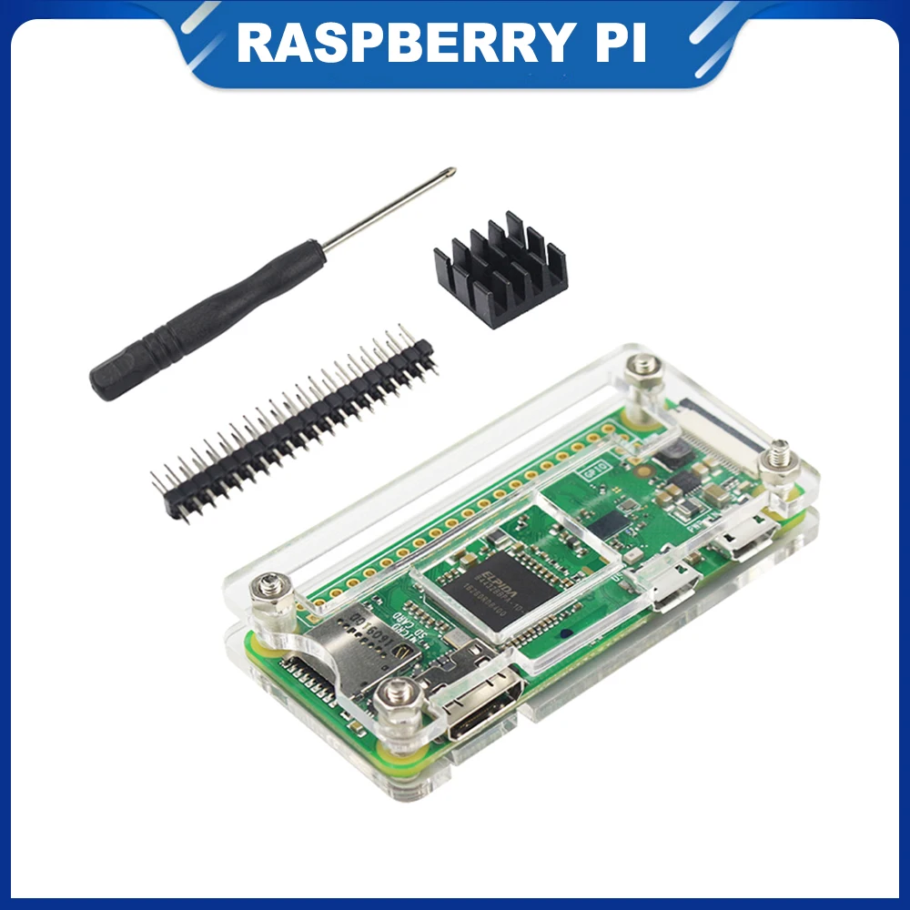 ITINIT R704 Raspberry Pi Zero W Acrylic Case + Aluminum Heat Sink for RPI Zero Box Cover Shell Enclosure Cases
ITINIT R704 Raspberry Pi Zero W Acrylic Case + Aluminum Heat Sink for RPI Zero Box Cover Shell Enclosure Cases