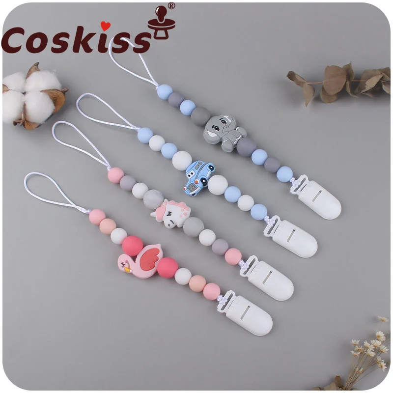 Coskiss Baby Pacifier Clip Chain Silicone Cute Animal Bead Pacifier Chain Chew Baby Teether Toys Dummy Plastic Pacifier Clip
Coskiss Baby Pacifier Clip Chain Silicone Cute Animal Bead Pacifier Chain Chew Baby Teether Toys Dummy Plastic Pacifier Clip
