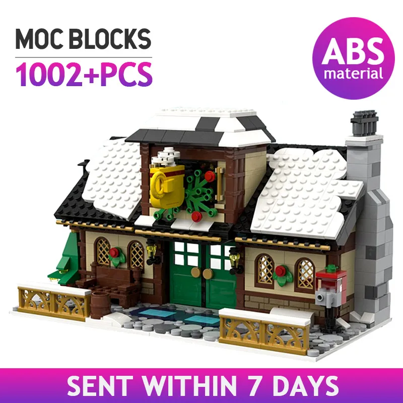 Christmas Series Winter Village Scene Holiday City House Truck Pavilion Model Bricks Building Blocks Construction Fun Toys Gifts
Christmas Series Winter Village Scene Holiday City House Truck Pavilion Model Bricks Building Blocks Construction Fun Toys Gifts