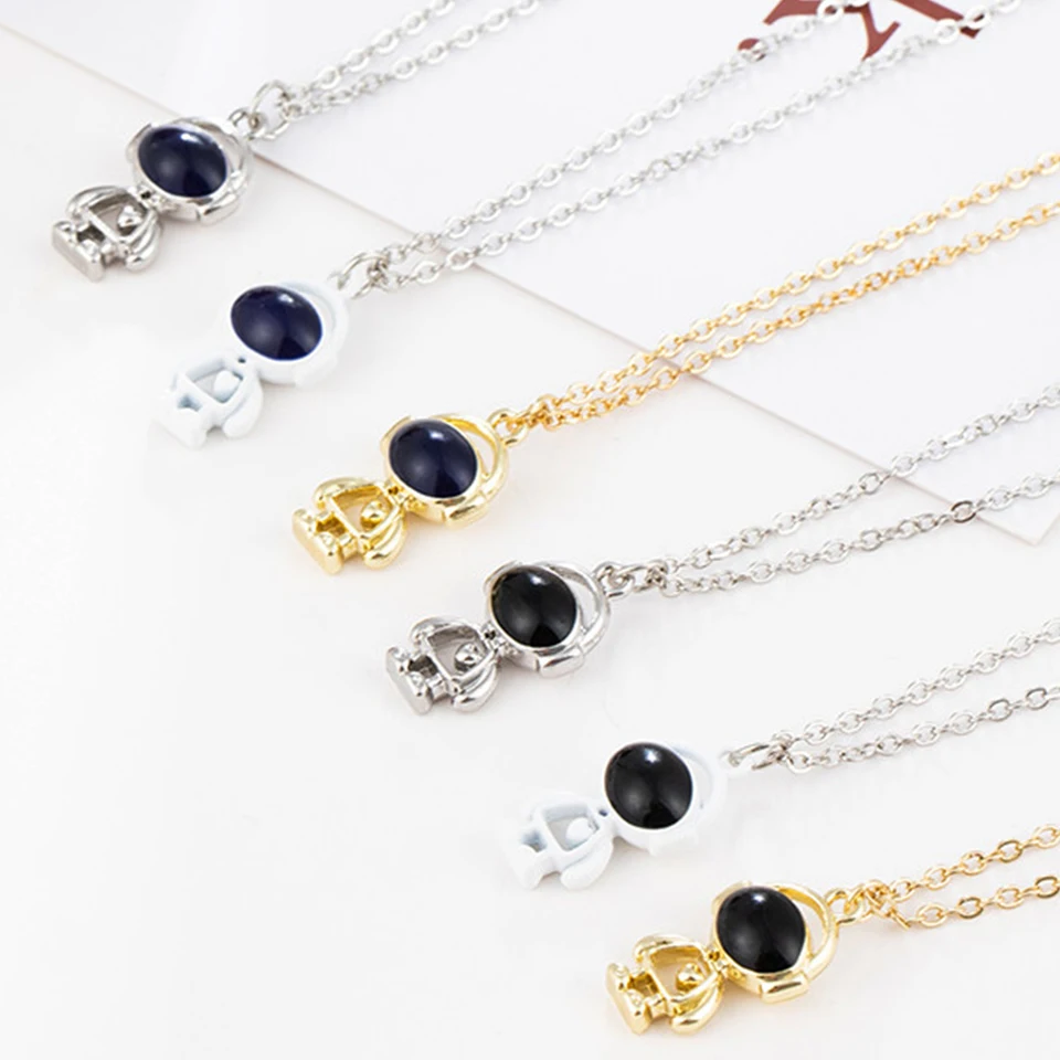 Fashion Cute Astronaut Heart Pendant Necklace for Women Men Girls Boys Golden White Silver Color Statement Necklace Jewelry Gift
Fashion Cute Astronaut Heart Pendant Necklace for Women Men Girls Boys Golden White Silver Color Statement Necklace Jewelry Gift