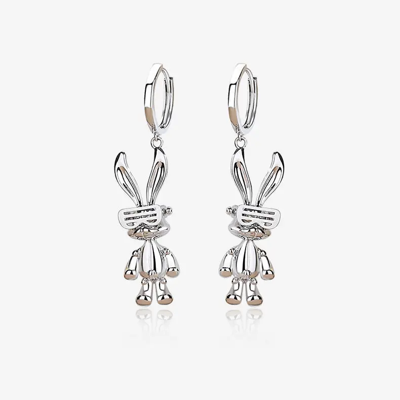 2021 New Fashion Trend Hip Hop Mechanical Rabbit Earrings for Woman So Cool Punk Rabbit Dangle Earrings Gift Jewelry Wholesale
2021 New Fashion Trend Hip Hop Mechanical Rabbit Earrings for Woman So Cool Punk Rabbit Dangle Earrings Gift Jewelry Wholesale