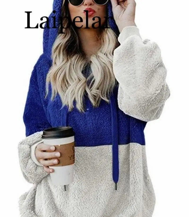 Laipelar 2019 Winter Women Sweaters Oversized Fleece Hooded Pullover Loose Fluffy Coat Warm Streetwear Sweater
Laipelar 2019 Winter Women Sweaters Oversized Fleece Hooded Pullover Loose Fluffy Coat Warm Streetwear Sweater