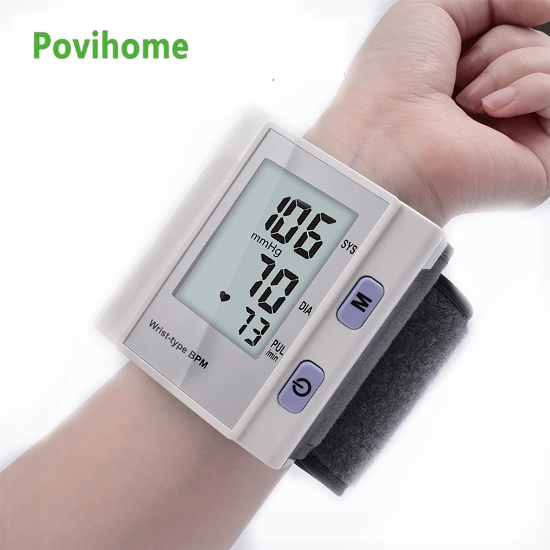 Wrist Blood Pressure Monitor Digital Automatic Sphygmomanometer Tester Medical Devices Manometer Tonemeter Drownings Pulsemeter 
Wrist Blood Pressure Monitor Digital Automatic Sphygmomanometer Tester Medical Devices Manometer Tonemeter Drownings Pulsemeter