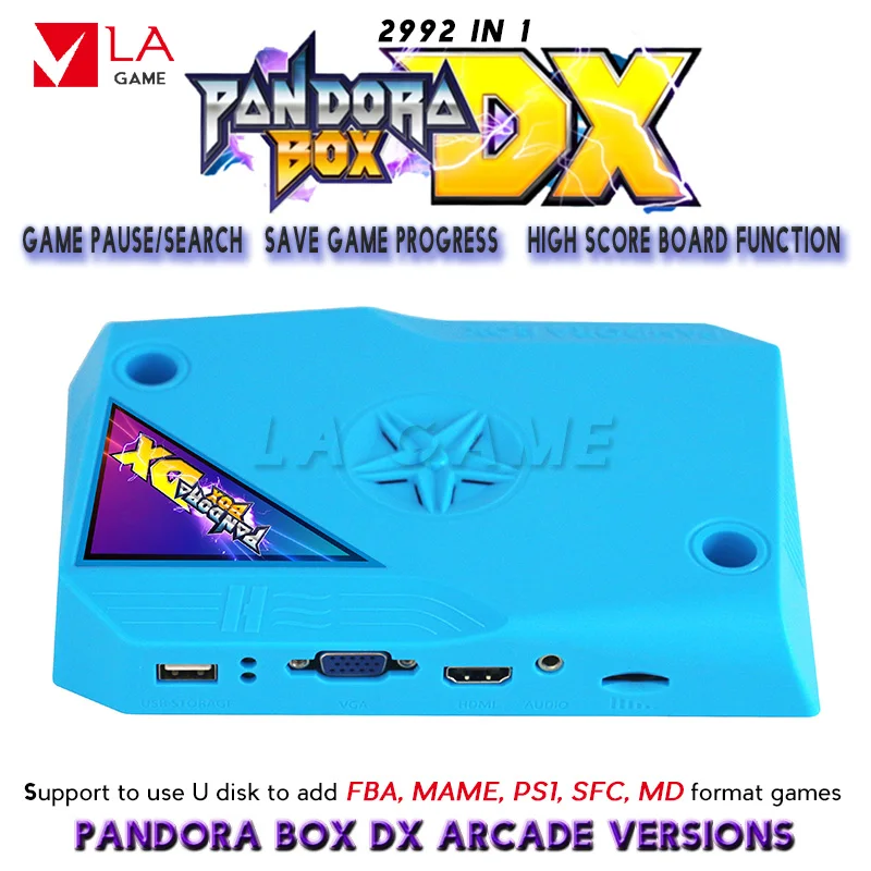 Pandora Box Dx Jamma Arcade Board 3a оригинальная игра 3p 4p 2992 в 1 CGA VGA HDMI выход Dx|Игры с монетами| |