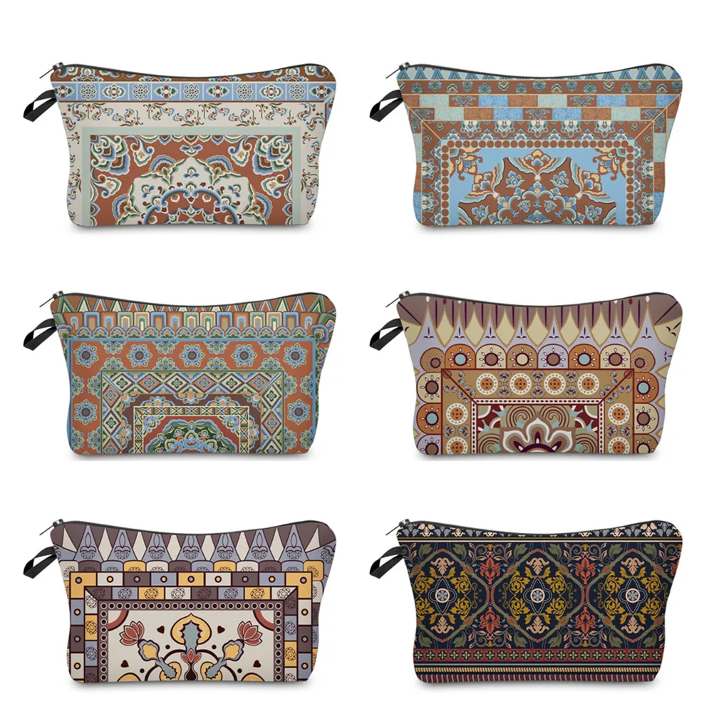 FCCEXIO 10PCS/Bags Vintage Pattern 3D Print Women Cosmetic Bags Travel Organizer Makeup Brush Lipstick Storage Makeup Wash Bags
FCCEXIO 10PCS/Bags Vintage Pattern 3D Print Women Cosmetic Bags Travel Organizer Makeup Brush Lipstick Storage Makeup Wash Bags