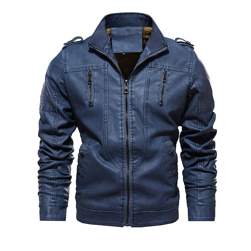 Новая зимняя ветровка, кожаная мотоциклетная куртка, Мужская винтажная потертая куртка из искусственной кожи с толстой шерстяной подкладк... 
Новая зимняя ветровка, кожаная мотоциклетная куртка, Мужская винтажная потертая куртка из искусственной кожи с толстой шерстяной подкладк...