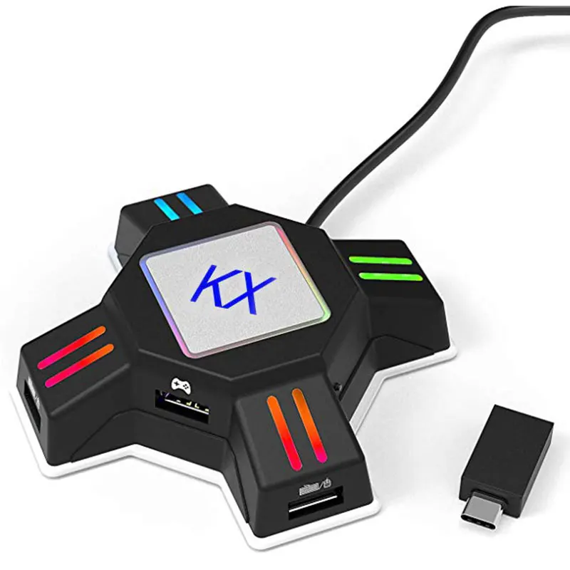 Gamepad Controller Converter For PS4 Keyboard Mouse Adapter Xbox One Nintend Switch Emulator Support FPS Game Handle Accessories 
Gamepad Controller Converter For PS4 Keyboard Mouse Adapter Xbox One Nintend Switch Emulator Support FPS Game Handle Accessories