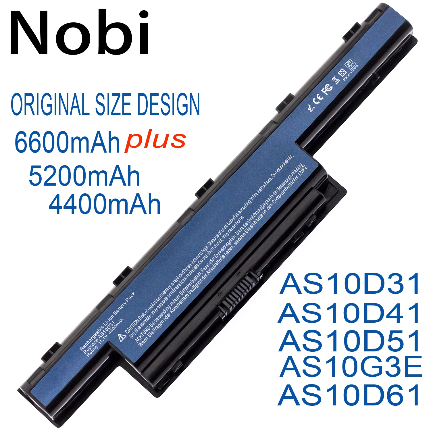 49Wh AS10D31 AS10D41 AS10D51 AS10G3E Laptop Battery For Acer Pavilion V34741 5741G 5742 5551G 5560G 5750G AS10D61 AS10D81
49Wh AS10D31 AS10D41 AS10D51 AS10G3E Laptop Battery For Acer Pavilion V34741 5741G 5742 5551G 5560G 5750G AS10D61 AS10D81