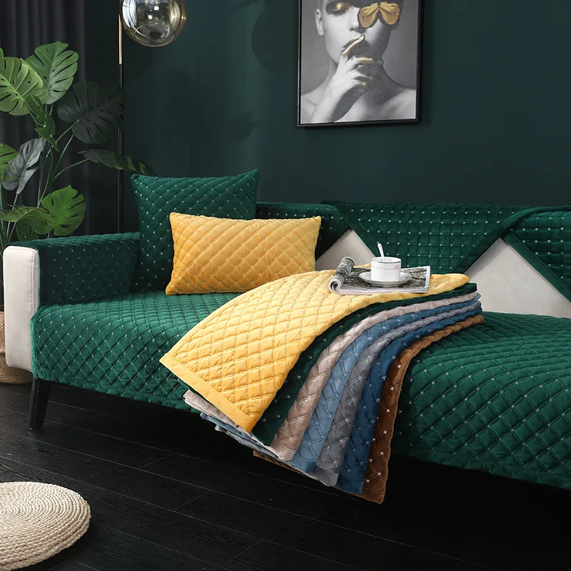 Soft Velvet Thicken Plush Fabric Sofa Cover Sofa Towel Solid Color Couch Cover Seat Cover for Living Room Corner Sofa Towel
Soft Velvet Thicken Plush Fabric Sofa Cover Sofa Towel Solid Color Couch Cover Seat Cover for Living Room Corner Sofa Towel