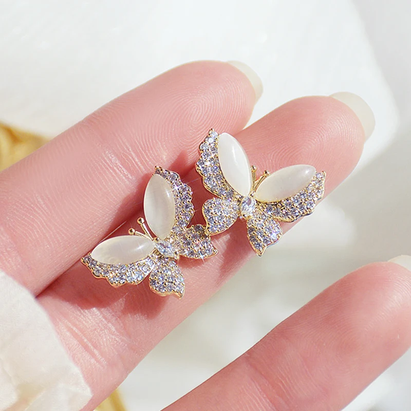 2021 Trend 14K Real Gold Plated Opal Butterfly Earrings for Women Jewelry AAA Zirconia S925 Silver Needle Stud Party Fine Gift
2021 Trend 14K Real Gold Plated Opal Butterfly Earrings for Women Jewelry AAA Zirconia S925 Silver Needle Stud Party Fine Gift