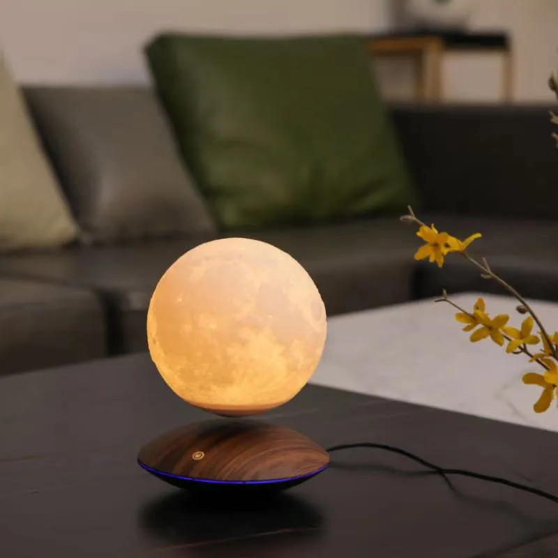 New Creative Moon Lights Magnetic Levitation 3D Printing Moon Color Changing LED Night Lights Christmas Gifts Desktop Decoration
New Creative Moon Lights Magnetic Levitation 3D Printing Moon Color Changing LED Night Lights Christmas Gifts Desktop Decoration