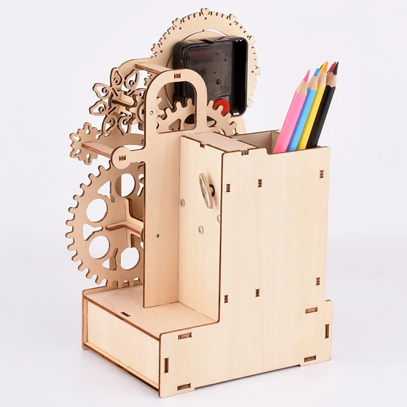 Wooden Puzzle Diy Puzzle Assembling Lucky Turntable Clockwork Music Box Pen Holder kids toy gift 3d puzzles
Wooden Puzzle Diy Puzzle Assembling Lucky Turntable Clockwork Music Box Pen Holder kids toy gift 3d puzzles