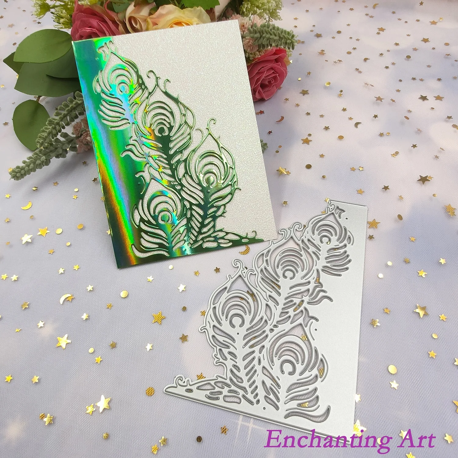 Peacock Feather Decoration Metal Cutting Dies Stencils for DIY Scrapbooking/Photo Album Decorative Embossing DIY Paper Cards
Peacock Feather Decoration Metal Cutting Dies Stencils for DIY Scrapbooking/Photo Album Decorative Embossing DIY Paper Cards