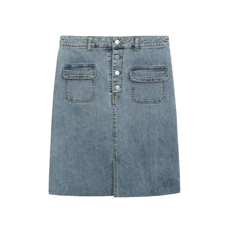Spring and autumn dress plus size women's dress plus fertilizer plus size denim skirt college style one-step skirt casual
Spring and autumn dress plus size women's dress plus fertilizer plus size denim skirt college style one-step skirt casual
