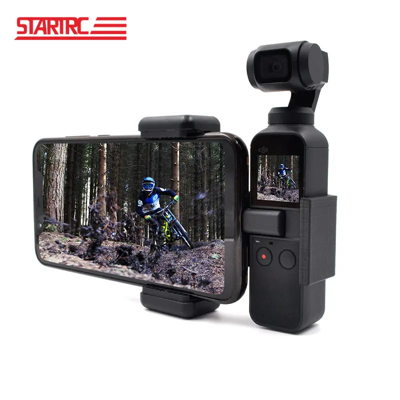 STARTRC OSMO POCKET Phone Holder Bracket Mount Fixed Stand Mobile Holder For DJI OSMO Pocket Handheld Gimbal Accessories
STARTRC OSMO POCKET Phone Holder Bracket Mount Fixed Stand Mobile Holder For DJI OSMO Pocket Handheld Gimbal Accessories