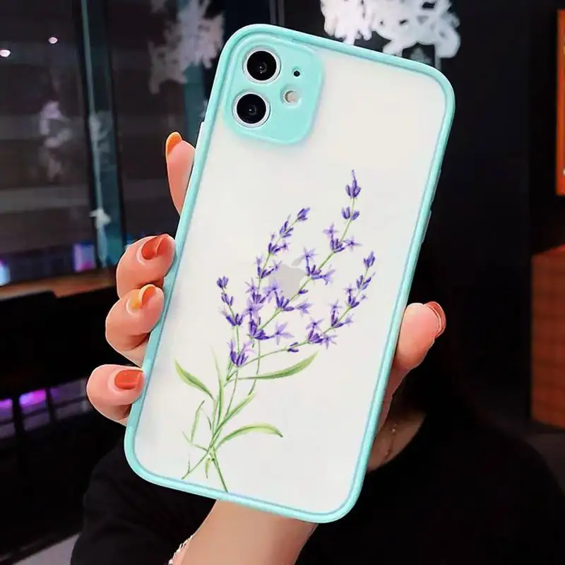 Simple Lavender Purple Flowers Phone Cases matte transparent For iphone 7 8 11 12 plus mini x xs xr pro max cover 
Simple Lavender Purple Flowers Phone Cases matte transparent For iphone 7 8 11 12 plus mini x xs xr pro max cover