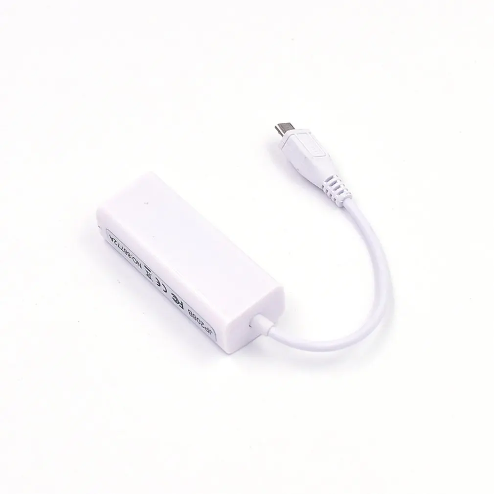 Micro USB to Ethernet cable interface Ethernet adapter OTG Wired Internet Android Tablet PC Network Card
Micro USB to Ethernet cable interface Ethernet adapter OTG Wired Internet Android Tablet PC Network Card