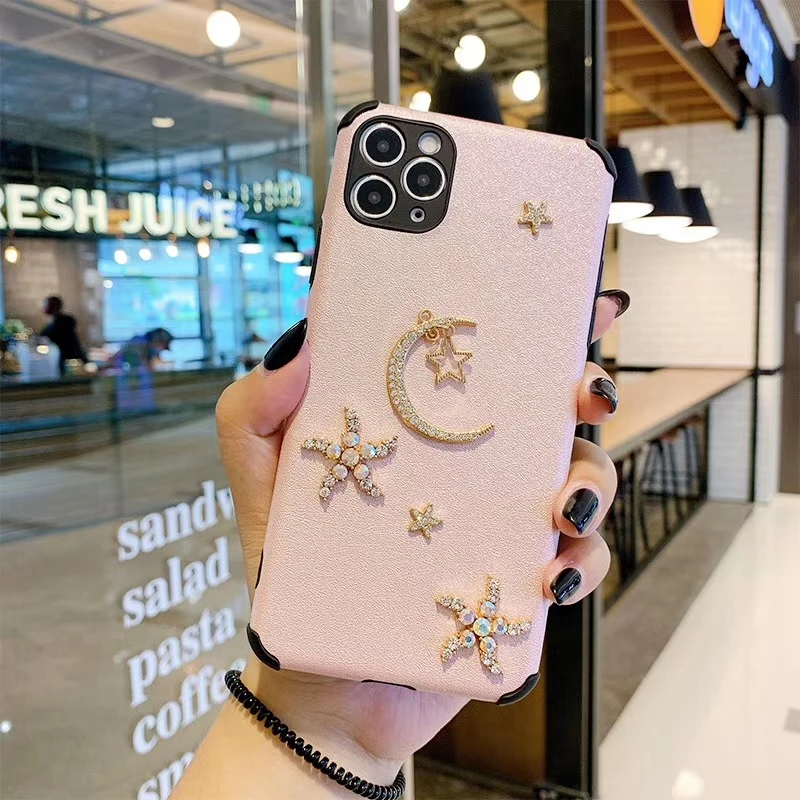 Korea Bling Glitter Diamond Stars Moon Silk Pattern For Huawei P40 P20 P30 Pro Mate 30 Four Corners Anti-fall Phone Case
Korea Bling Glitter Diamond Stars Moon Silk Pattern For Huawei P40 P20 P30 Pro Mate 30 Four Corners Anti-fall Phone Case