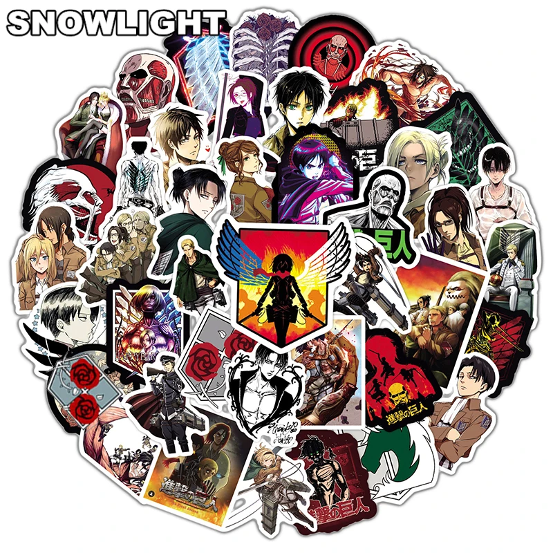 10/50 шт./упак. для косплея по аниме «атака на Титанов» (с рисованным аниме, Стикеры для катания на скейтборде гитары ноутбук Чемодан Водонепро... 
10/50 шт./упак. для косплея по аниме «атака на Титанов» (с рисованным аниме, Стикеры для катания на скейтборде гитары ноутбук Чемодан Водонепро...