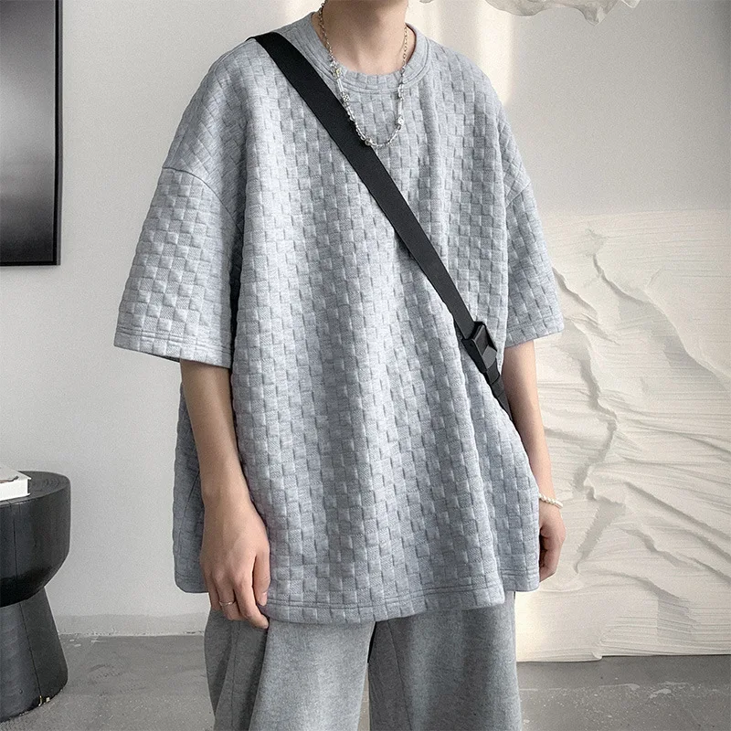 T-shirt Men's Summer Trendy Short-Sleeved Clothes Ins Loose Couple Oversize Half Sleeve T-shirt Fashion Male Black White Tops
T-shirt Men's Summer Trendy Short-Sleeved Clothes Ins Loose Couple Oversize Half Sleeve T-shirt Fashion Male Black White Tops