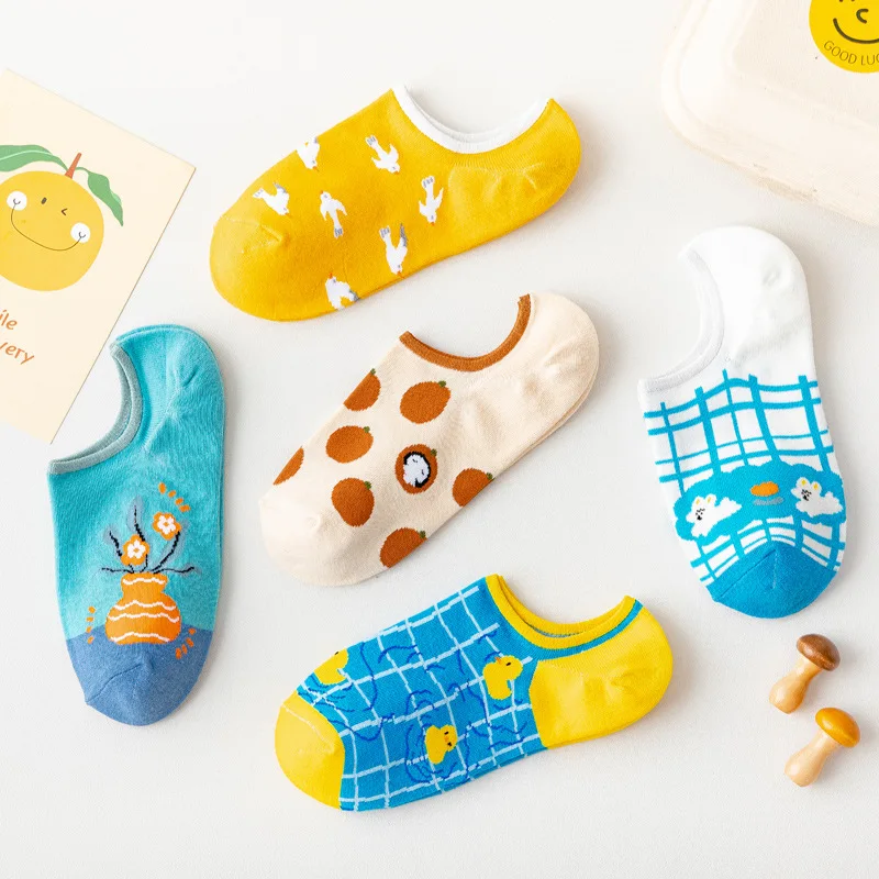 Женские невидимые носки-лодочки в японском стиле Харадзюку с иллюстрациями из мультфильмов на весну лето осень 62202 
Женские невидимые носки-лодочки в японском стиле Харадзюку с иллюстрациями из мультфильмов на весну лето осень 62202