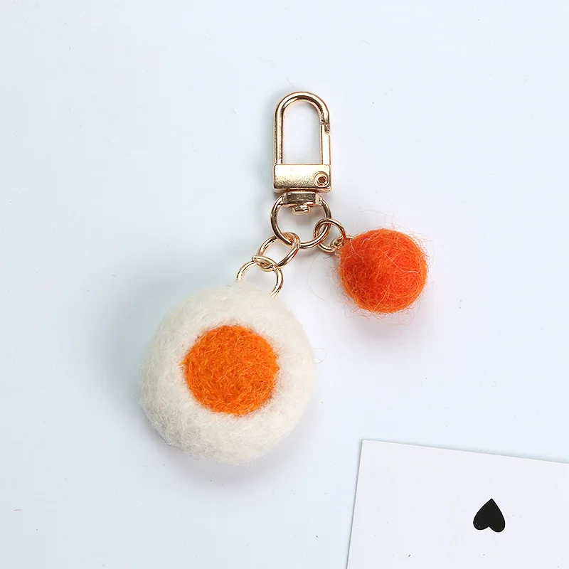 Cartoon Felted Egg Little Frog Radish Car Keychain Airpods2 Headphone Set Accessory Key Chain Children's Gift Keyring
Cartoon Felted Egg Little Frog Radish Car Keychain Airpods2 Headphone Set Accessory Key Chain Children's Gift Keyring