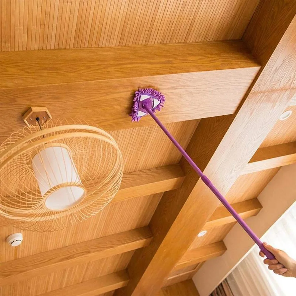 Retractable Triangle Mop 180° Rotation Home Ceiling Bathroom Floor Wall Window Cleaning Dust Mop Tool Easy To Install, 3 Colors
Retractable Triangle Mop 180° Rotation Home Ceiling Bathroom Floor Wall Window Cleaning Dust Mop Tool Easy To Install, 3 Colors