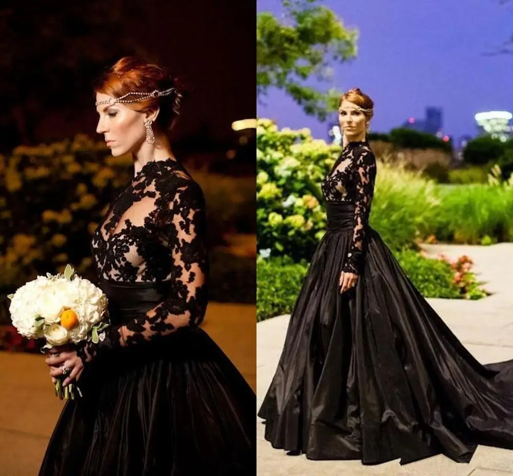 Sexy Sheer Top Evening Dresses Lace Long Sleeves High Collar Vestidos De Festa Sweep Train A Line Bride Party Prom Gowns
Sexy Sheer Top Evening Dresses Lace Long Sleeves High Collar Vestidos De Festa Sweep Train A Line Bride Party Prom Gowns