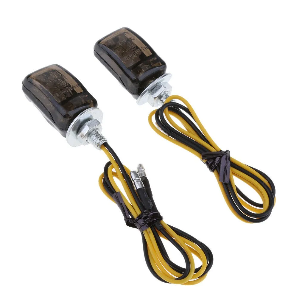 2PCs Motorycle Micro Turn Signals Light LED Black Mini Tiny Small Indicators Motorbike Yellow Light Indicator
2PCs Motorycle Micro Turn Signals Light LED Black Mini Tiny Small Indicators Motorbike Yellow Light Indicator