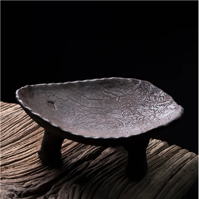Handmade Retro Stoneware Fruit Plate Living Room Snack Plate Creative Home Office Ceramic Dried Fruit Dessert Shaped Tall Tray
Handmade Retro Stoneware Fruit Plate Living Room Snack Plate Creative Home Office Ceramic Dried Fruit Dessert Shaped Tall Tray