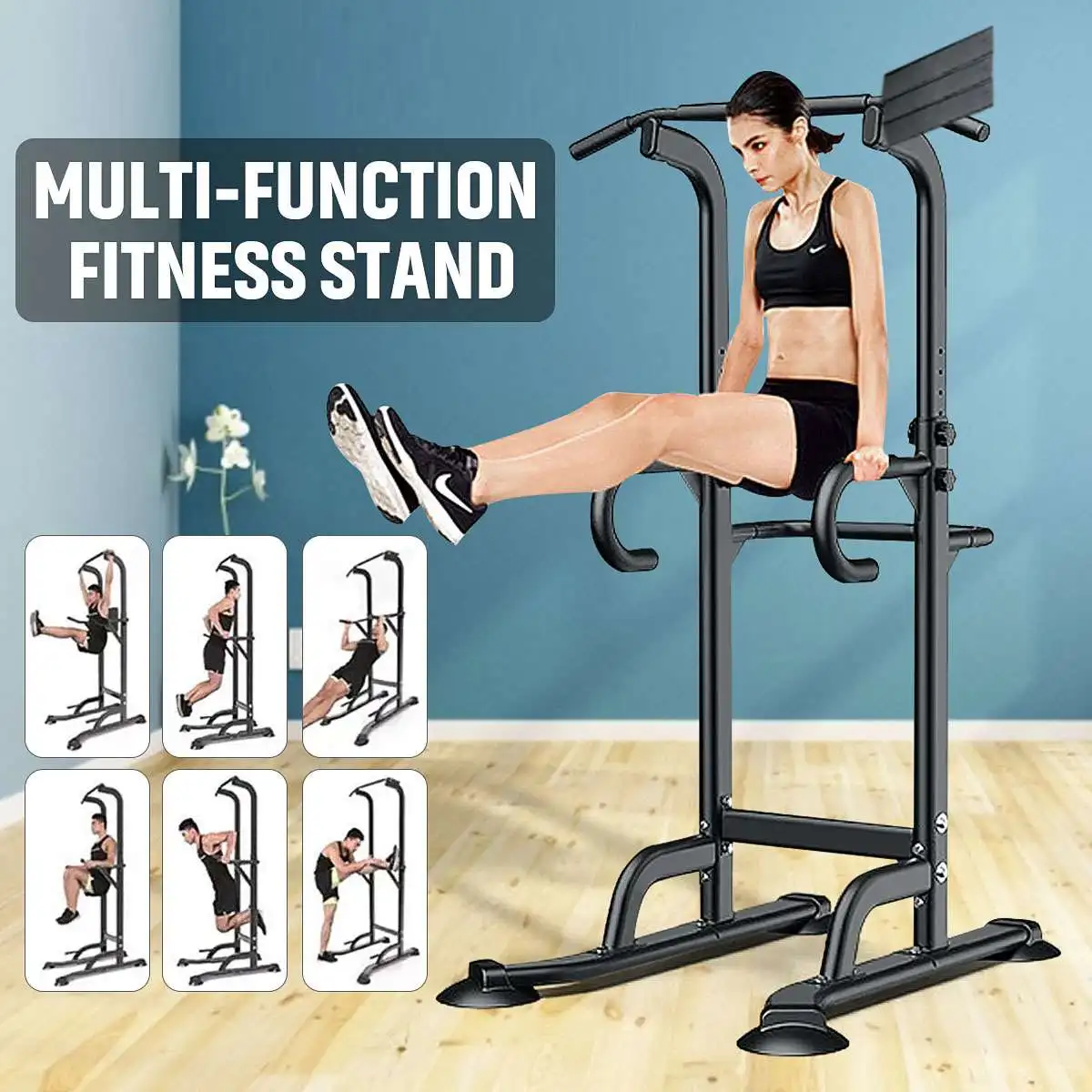 200KG Adjusable Pull Up Bar Horizontal Bars Multifunction Sport Workout Pull Up Station Power Tower Home Gym Fitness Equipment
200KG Adjusable Pull Up Bar Horizontal Bars Multifunction Sport Workout Pull Up Station Power Tower Home Gym Fitness Equipment
