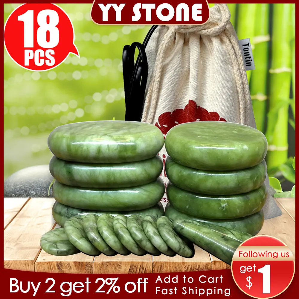 Tontin Jade glaze hot stone massage Set massager back massageador Health Care stones for massage spine basalt lava stone spa
Tontin Jade glaze hot stone massage Set massager back massageador Health Care stones for massage spine basalt lava stone spa