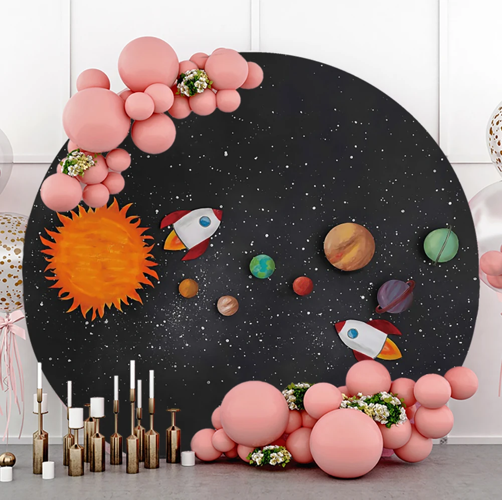 Laeacco Universe Starry Round Circle Backdrops For Photography Spaceship Customized Banner Child Room Decor Photo Backgrounds
Laeacco Universe Starry Round Circle Backdrops For Photography Spaceship Customized Banner Child Room Decor Photo Backgrounds