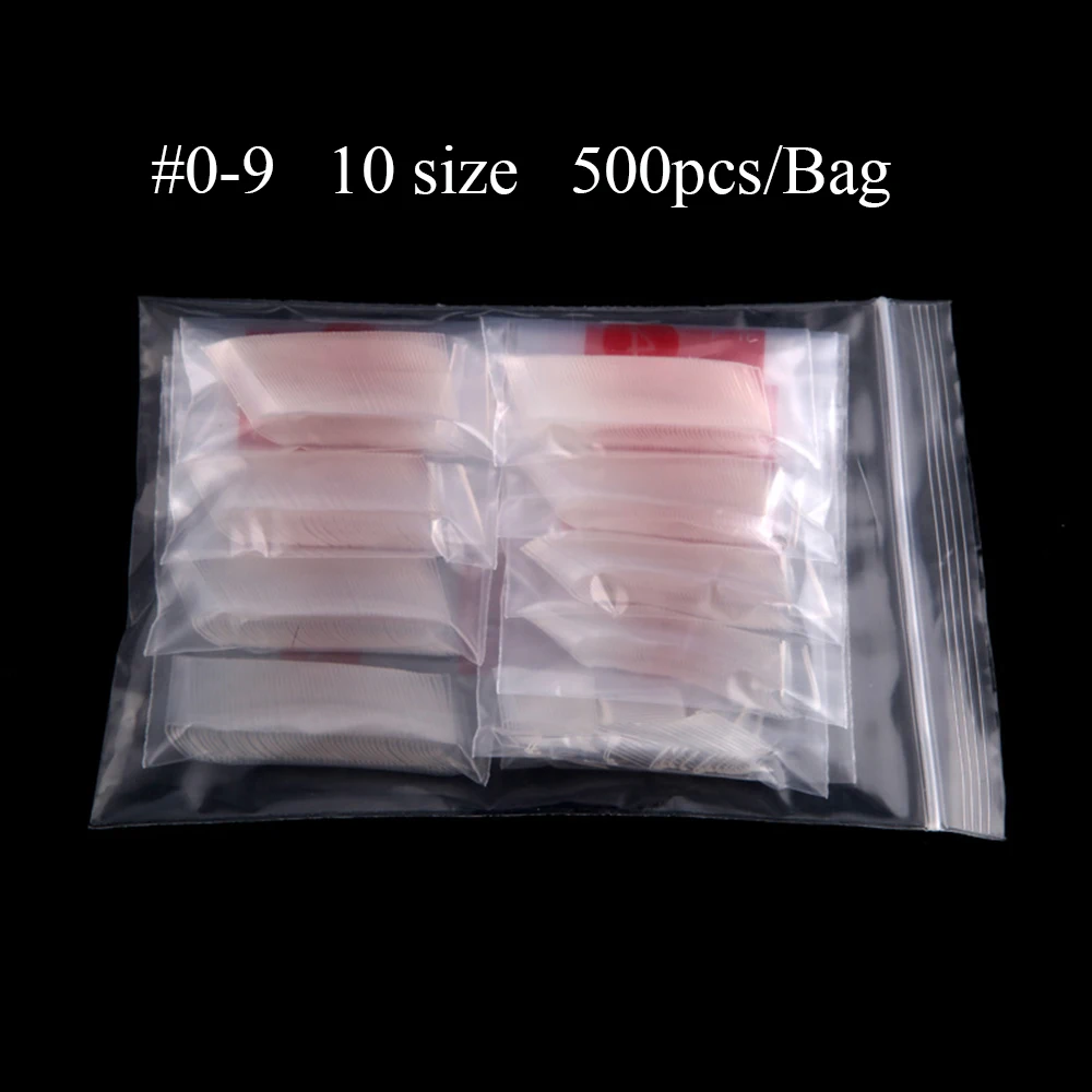 #10*50 шт. C-образная накладная трубка накладные ногти 2 0-2 9 см корейский ABS