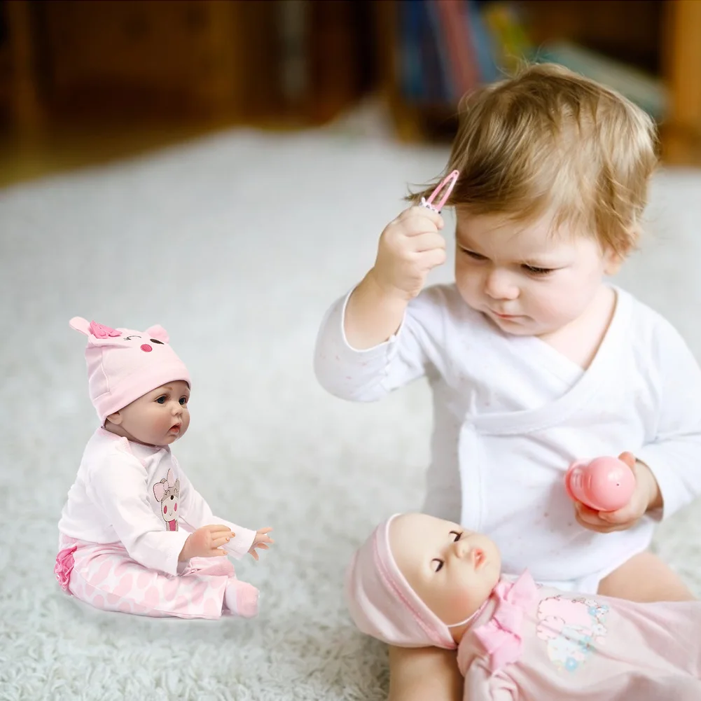 55cm Reborn Baby Doll Girl Silicone Vinyl Newborn Bebe Realistic Baby Girl Gifts for Kids Ages 3+ Home Decoration
55cm Reborn Baby Doll Girl Silicone Vinyl Newborn Bebe Realistic Baby Girl Gifts for Kids Ages 3+ Home Decoration