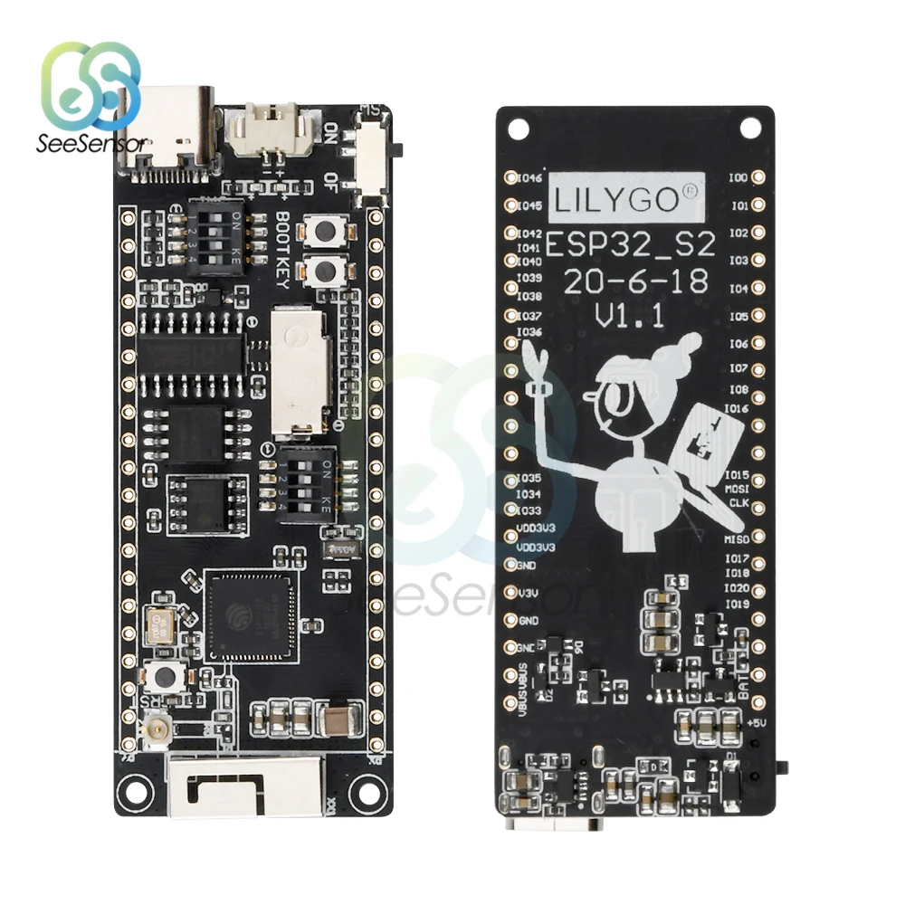 Для TTGO T8 ESP32-S2 V1.1 WIFI беспроводной модуль Type-c разъем TF слот для карты макетная плата
Для TTGO T8 ESP32-S2 V1.1 WIFI беспроводной модуль Type-c разъем TF слот для карты макетная плата