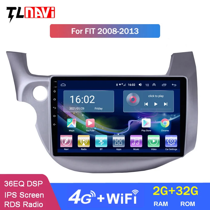 4G LTE 2G RAM 10.1 Inch Full Touch Screen Car Radio GPS Navigation For Honda FIT Jazz 2008-2013 Stereo System
4G LTE 2G RAM 10.1 Inch Full Touch Screen Car Radio GPS Navigation For Honda FIT Jazz 2008-2013 Stereo System