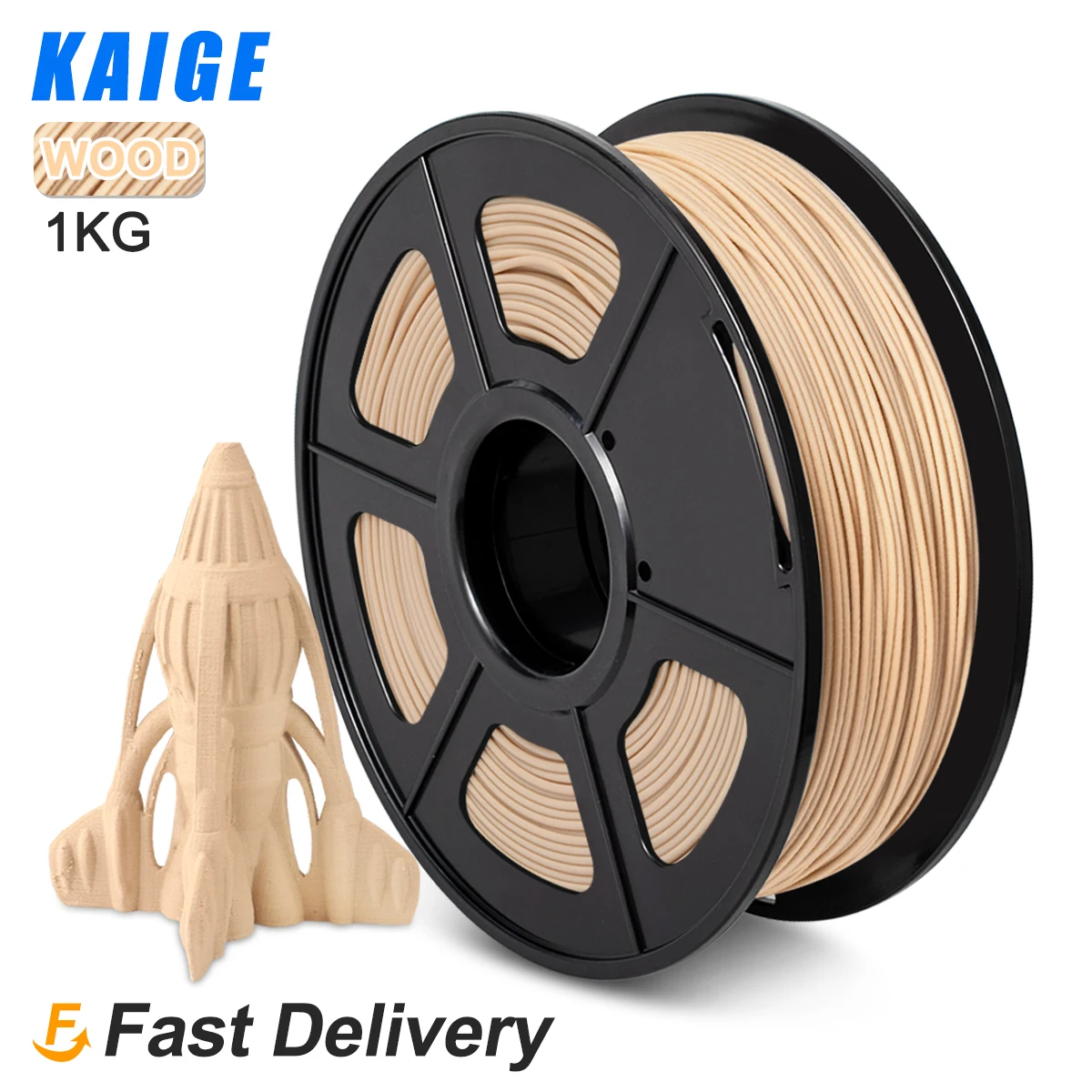 KAIGE 3D Printing Filament Close low temp batch 170-190 tem Solid Wood Effect 1.7MM 1KG 2.2LBS With Wood Fiber Print Material
KAIGE 3D Printing Filament Close low temp batch 170-190 tem Solid Wood Effect 1.7MM 1KG 2.2LBS With Wood Fiber Print Material