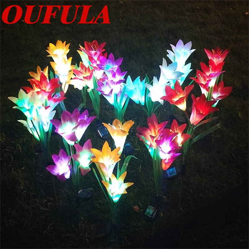 FAIRY Solar Lawn Lamps Lily Flower Artificial Flower Garden Lamp Decorative Lamp
FAIRY Solar Lawn Lamps Lily Flower Artificial Flower Garden Lamp Decorative Lamp