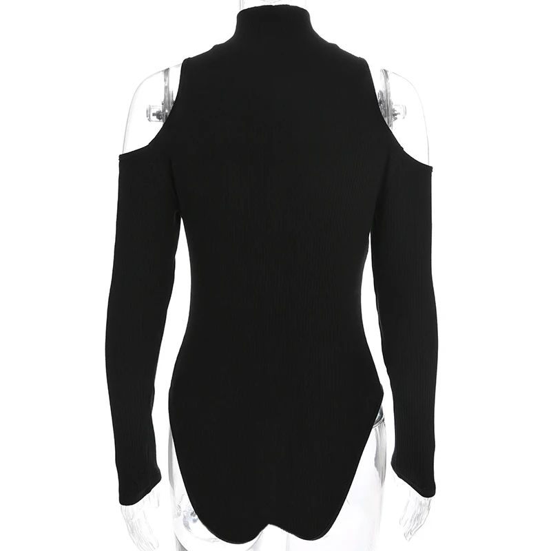 Autumn Black Long Sleeve Bodysuit Winter 2018 Elegant Turtleneck Body Femme Sexy Strapless Hollow Out Bodycon Bodysuits
Autumn Black Long Sleeve Bodysuit Winter 2018 Elegant Turtleneck Body Femme Sexy Strapless Hollow Out Bodycon Bodysuits