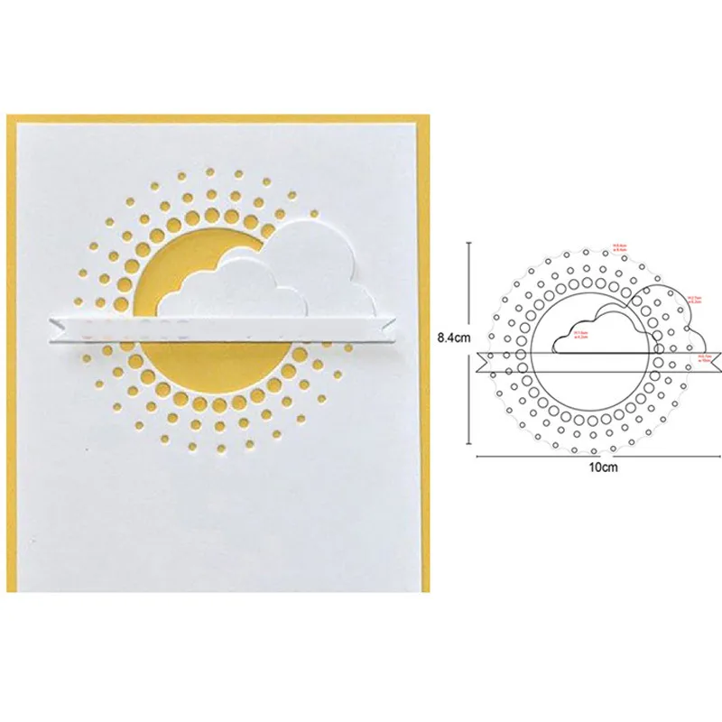 2021 New Metal Cutting Fies Cut Fie Mold Sun Cloud Border Decoration Scrapbook Paper Craft Knife Mould Blade Punch Stencils Dies
2021 New Metal Cutting Fies Cut Fie Mold Sun Cloud Border Decoration Scrapbook Paper Craft Knife Mould Blade Punch Stencils Dies