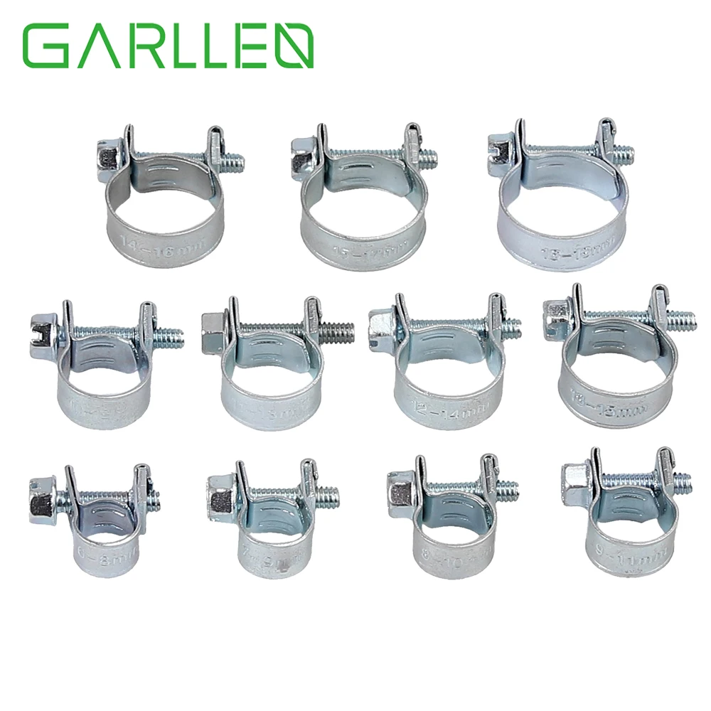 GARLLEN 150pcs 6-18mm Zinc Plated Steel Hose Clip Mini Fuel Line Clamp Petrol Pipe Clamps for Securing Hose Nozzles&Sealing Hose
GARLLEN 150pcs 6-18mm Zinc Plated Steel Hose Clip Mini Fuel Line Clamp Petrol Pipe Clamps for Securing Hose Nozzles&Sealing Hose