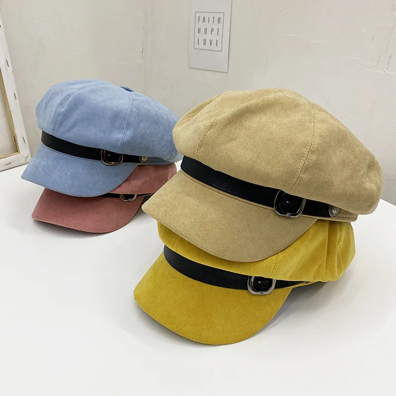 New Octagonal Caps Female British Retro Painter Hat Fashion Trend All-match Solid Color Cap Spring Autumn Hats For Women
New Octagonal Caps Female British Retro Painter Hat Fashion Trend All-match Solid Color Cap Spring Autumn Hats For Women