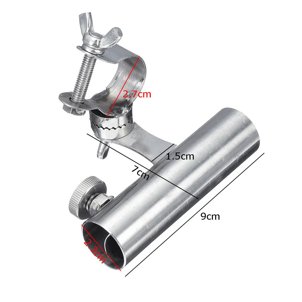High Quality Stainless Steel Fishing Rod Holder Fishing Chair Mount Bracket Connect Fishing Tools 8 x 7.5cm
High Quality Stainless Steel Fishing Rod Holder Fishing Chair Mount Bracket Connect Fishing Tools 8 x 7.5cm