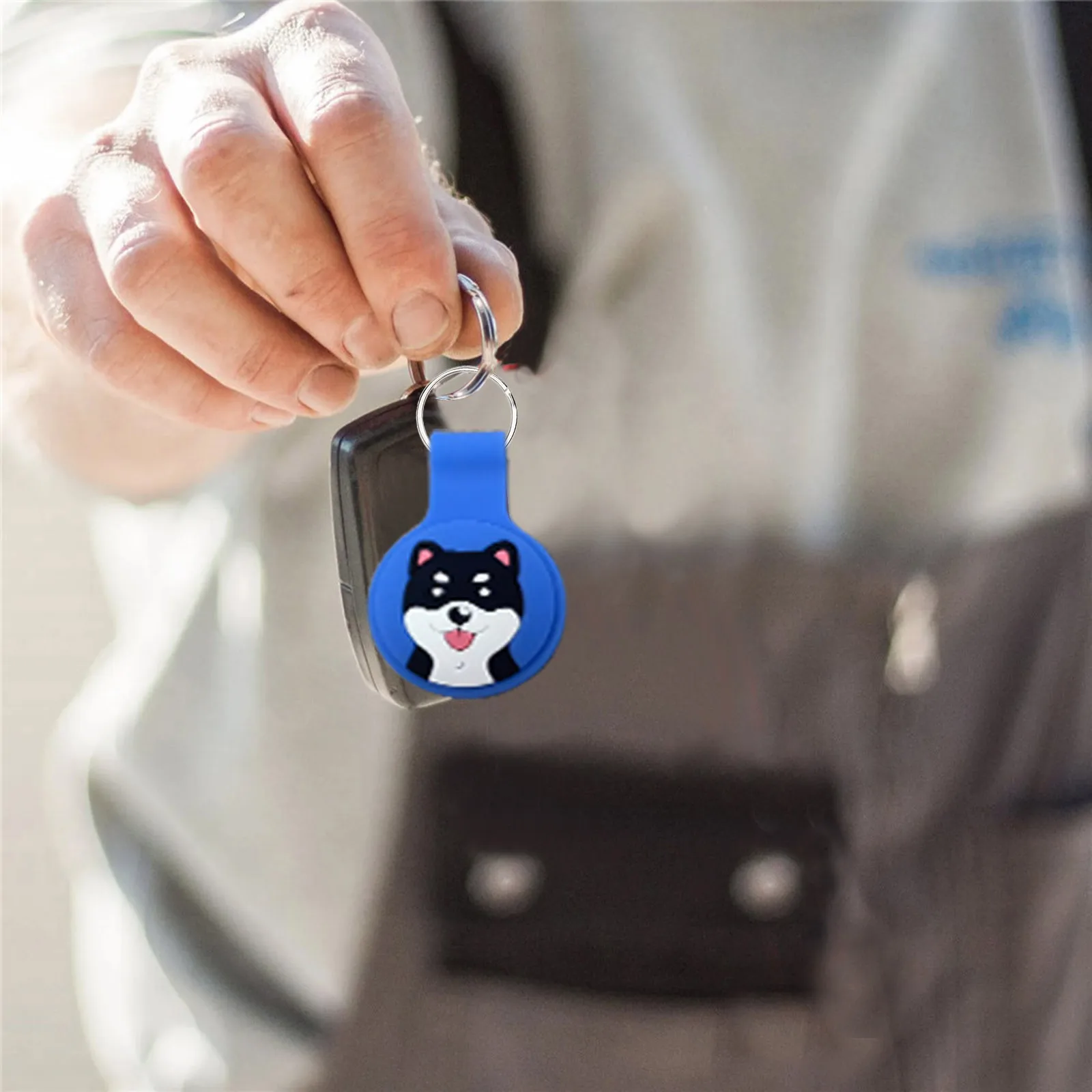 3pc AirTag Silicone Protective Sleeve Case Anti-lost Keychain Holder Key Finder Pomeranian+Football+Husky New Case For Apple
3pc AirTag Silicone Protective Sleeve Case Anti-lost Keychain Holder Key Finder Pomeranian+Football+Husky New Case For Apple